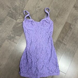 Urban outfitters purple lace dress
